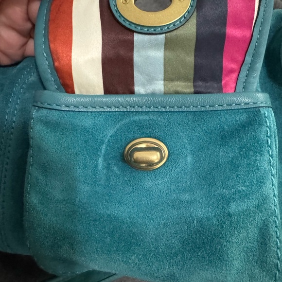 Coach Vintage Haversack Satchel Suede Bag - Picture 4 of 12